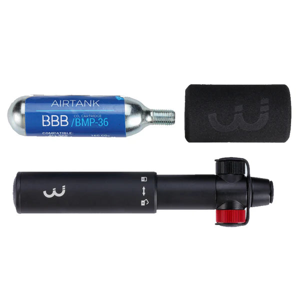 Inflador BBB Dual Co2/Cartucho 16G Funda