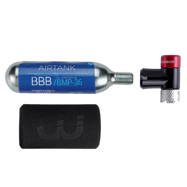 Kit Inflador BBB Co2/Cartucho 16G Funda