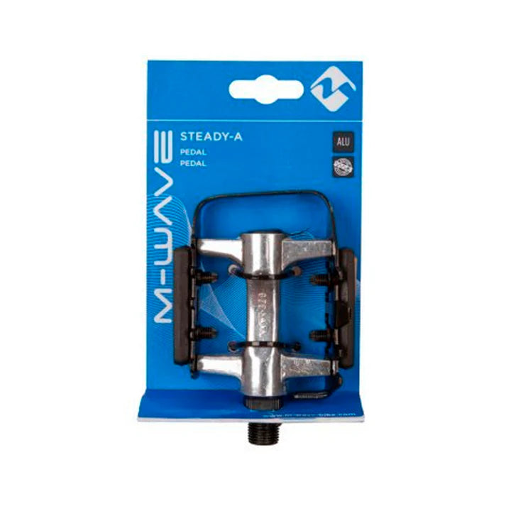 Pedales M-WAVE steady Aluminio
