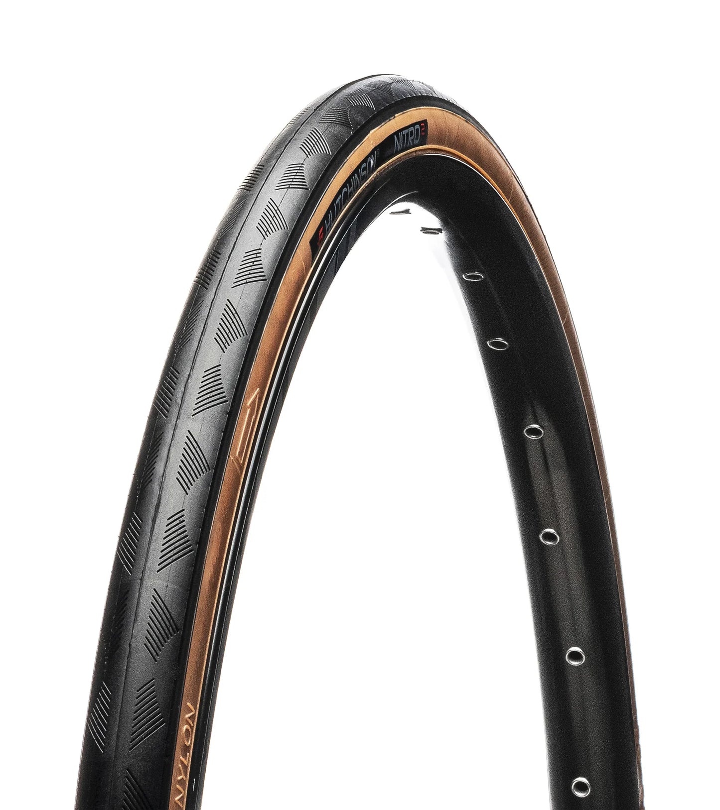 Hutchinson Nitro 2 TS Tyre Tube Type 700x28 Black/Beige