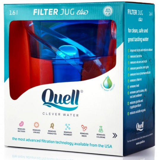 Jarra filtrante Eiva 1.6 L QUELL CLEVER WATER