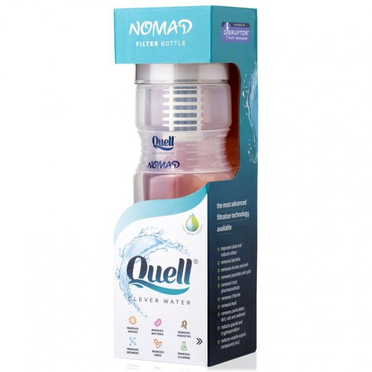 Caramañola de ciclismo con filtro QUELL CLEVER WATER 700ml