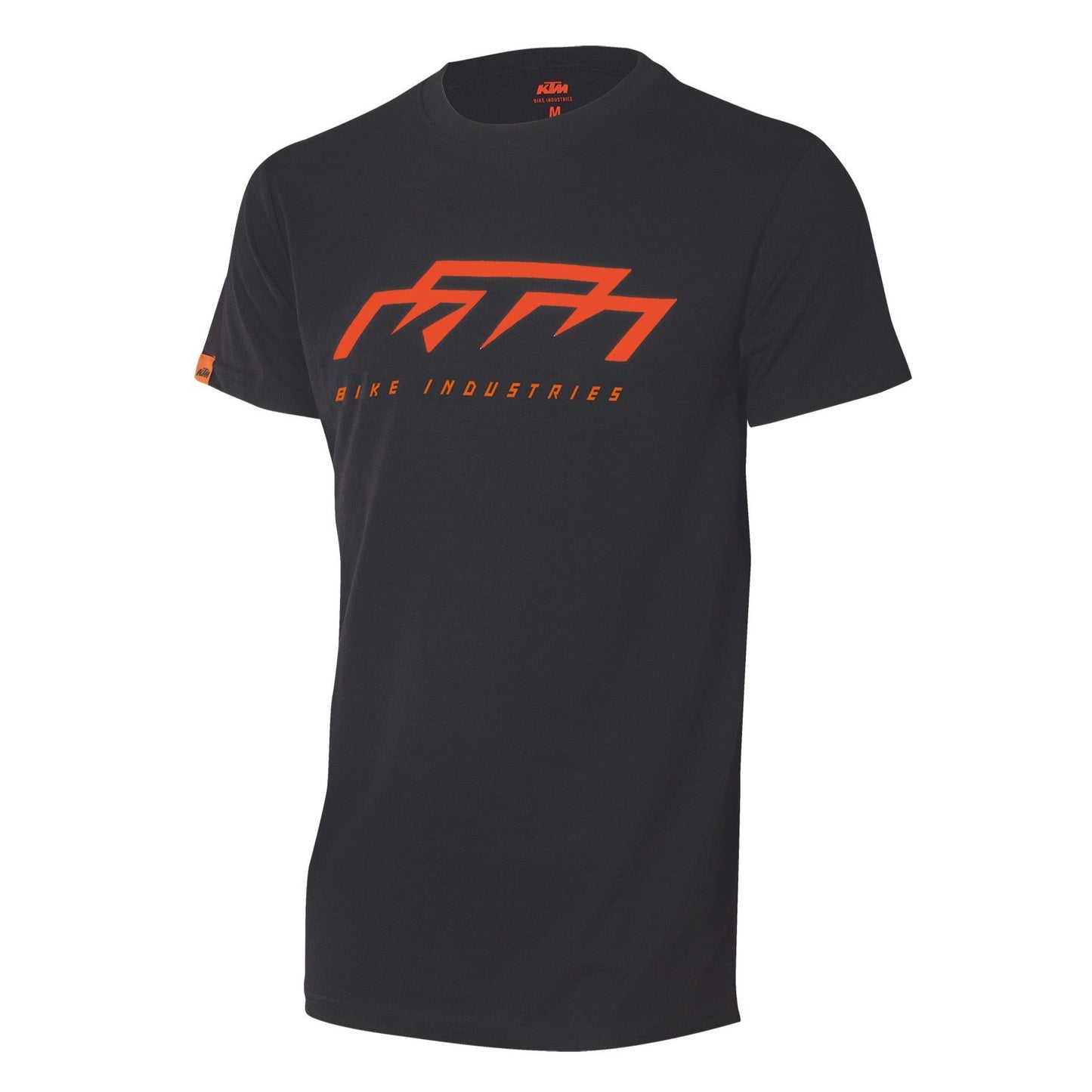 Camiseta ciclismo casual KTM Factory Team BI Negra - Logo naranja