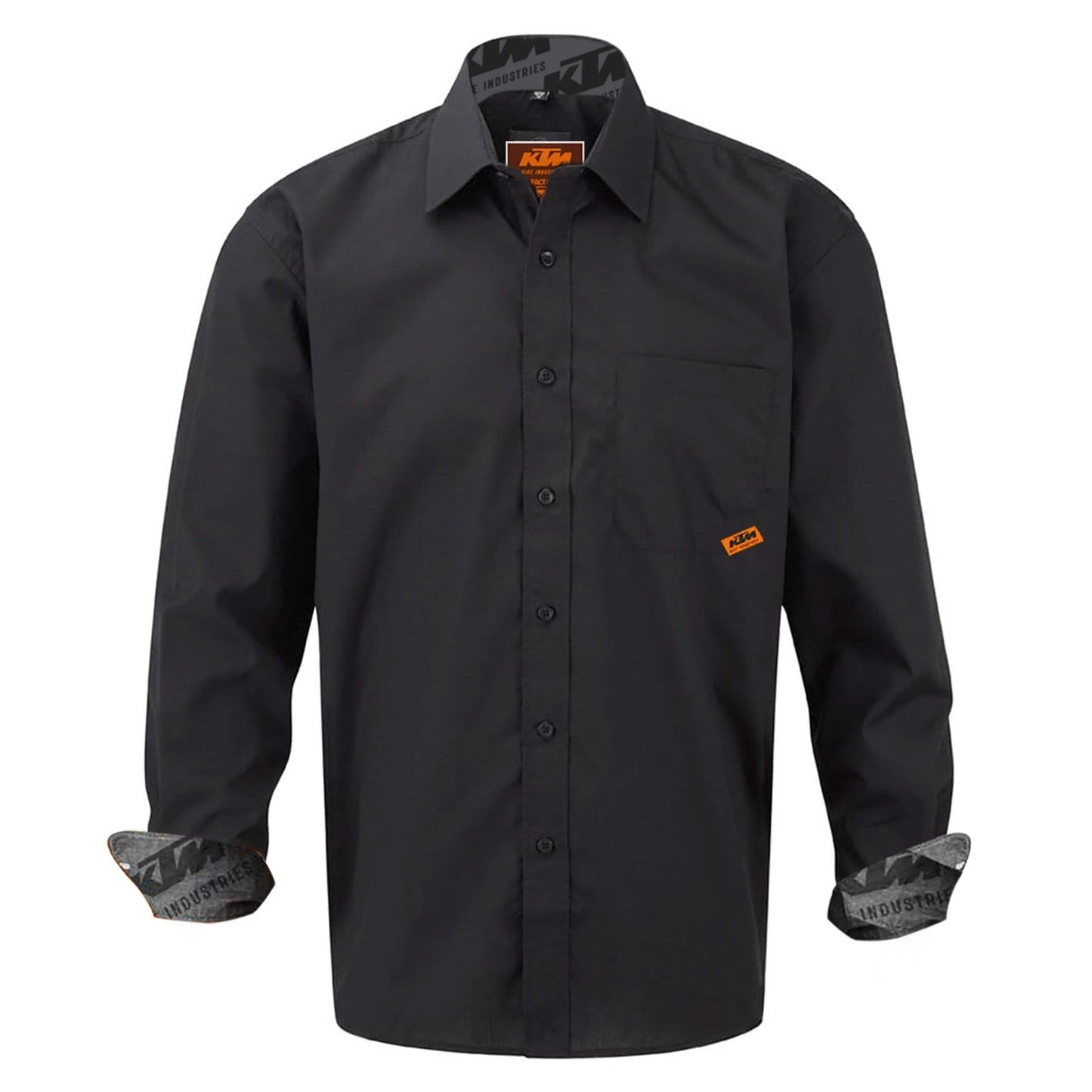 Camisa ciclismo casual KTM Factory Team Negra