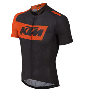Jersey ciclismo KTM manga corta - Factory Team naranja/negro