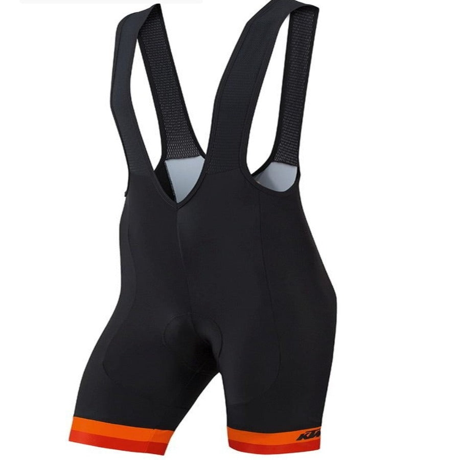 Pantalón corto ciclismos KTM Factory Line negro/naranja