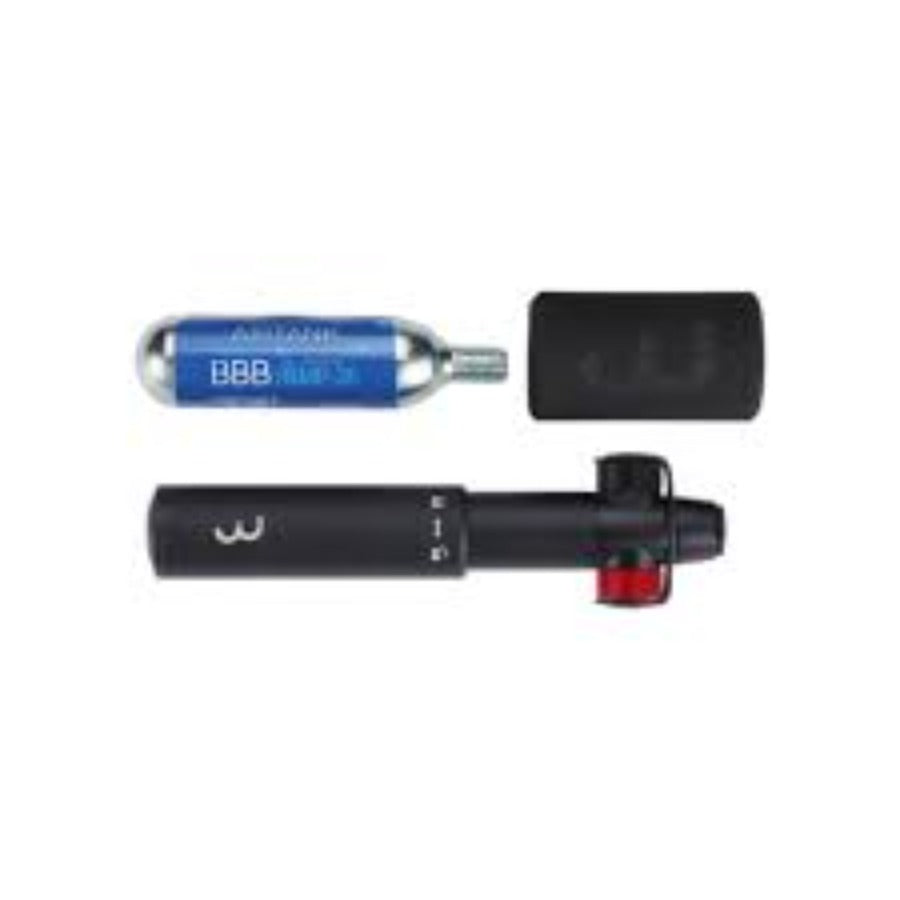 Inflador BBB EasyAir Cartucho CO2 Aluminio + Funda