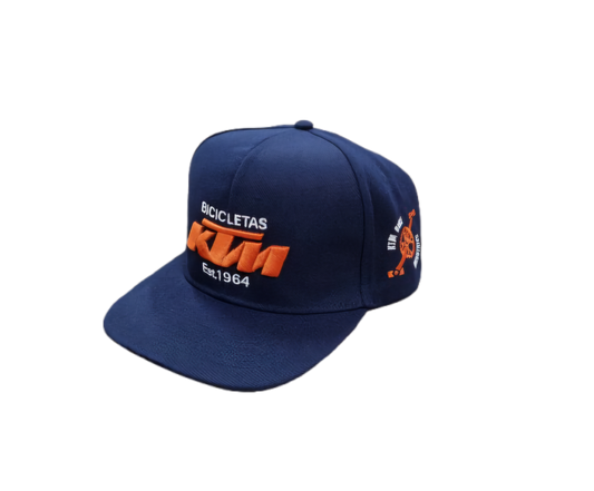 Gorra ktm azul 100% poliester