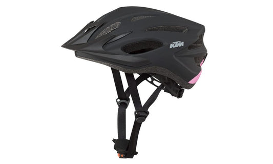 Casco ciclismo mujer KTM Lady Line negro-rosa