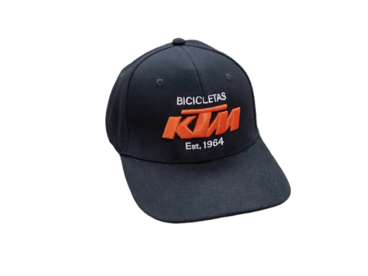 Gorra ktm negra 100% poliester